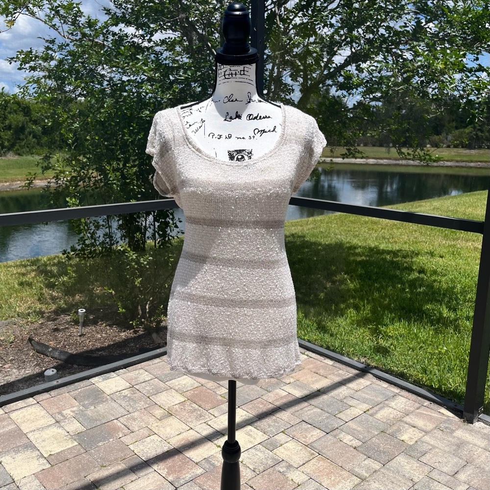 Motherhood Maternity Beige Knit Top